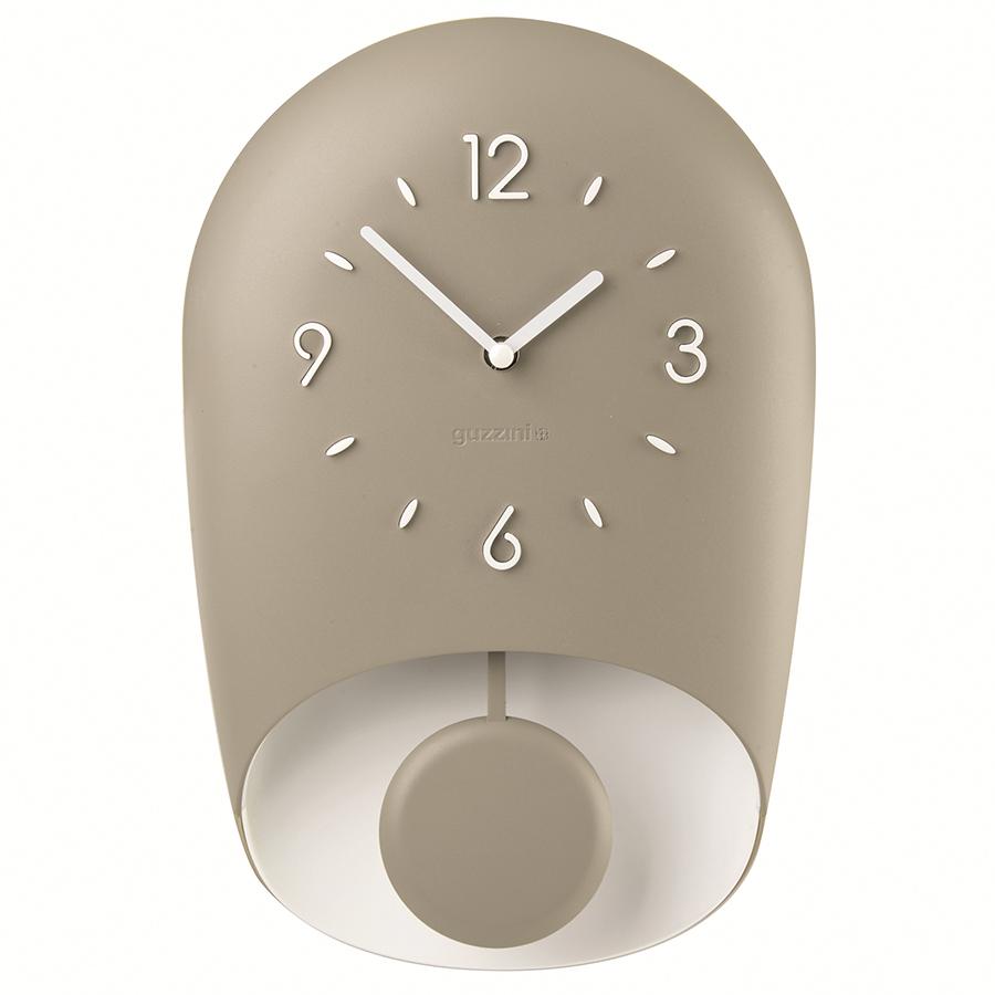 168604158 Часы настенные с маятником home, бежевый Guzzini 