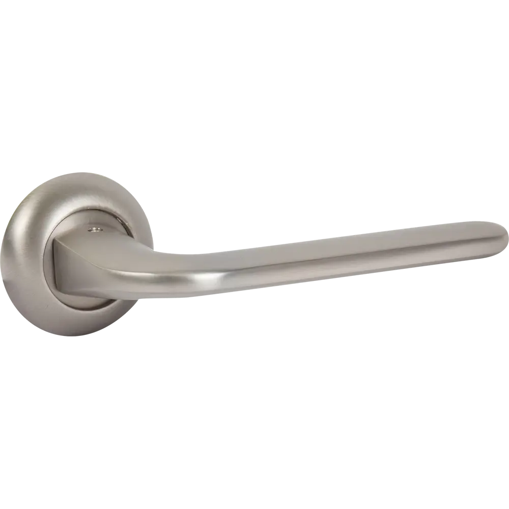 Комплект дверных ручек 24L 170 BK GF, с запиранием, цвет никель PALLADIUM STLM-2149790 - Вид №2