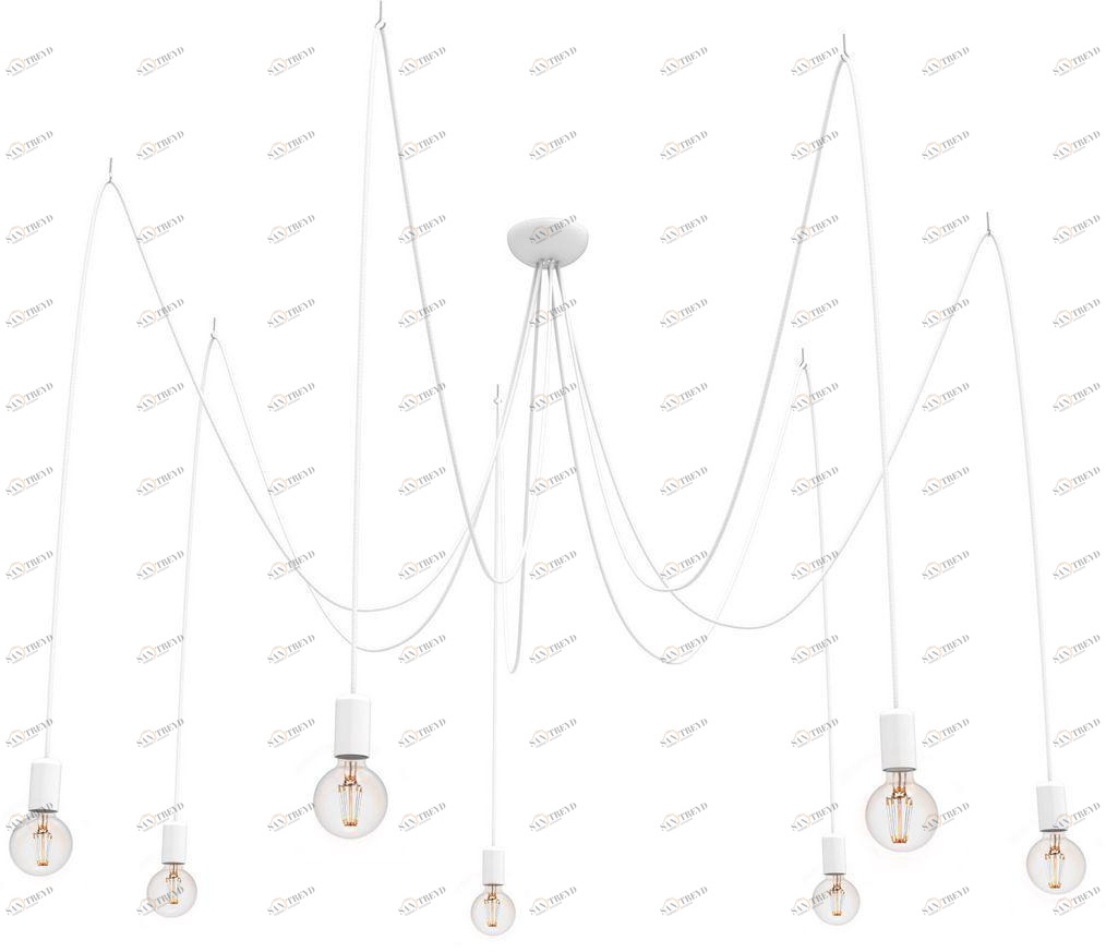 Подвесная люстра Nowodvorski Spider 9743 NOWODVORSKI ДИЗАЙНЕРСКИЕ, SPIDER WHITE 186527 Белый 