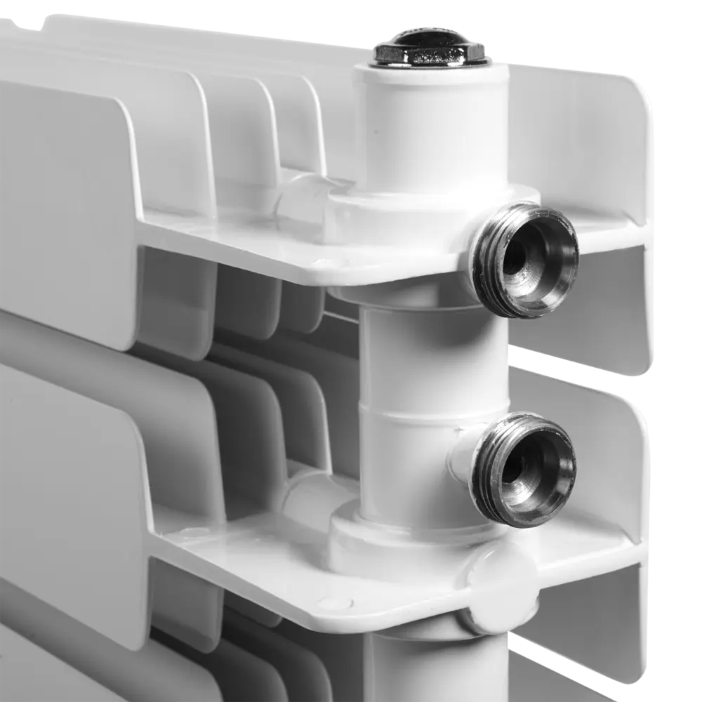 Биметаллический радиатор Rifar Monolit 350 - 10 секций с нижним подключением 82116787 STLM-0019509 - Вид №4