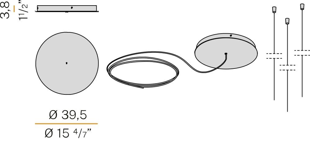 Выдувное стекло светодиодный подвесной светильник Panzeri Muranè R ARCH-00045083 - Вид №22