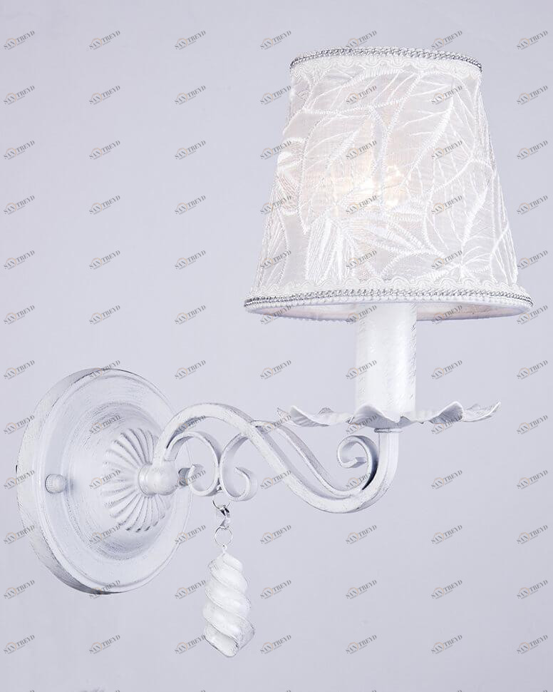 Бра настенное белое Lumien Hall "Мишель" 1001/1W-WS LUMIEN HALL МИШЕЛЬ 00-3929732 Белый