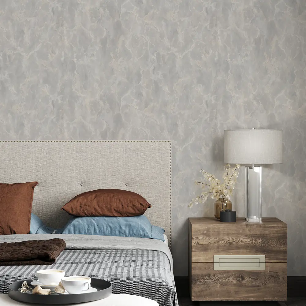 Обои флизелиновые Palitra Family Clairis коричневые 1.06 м 71904-42 STLM-2161090 - Вид №2