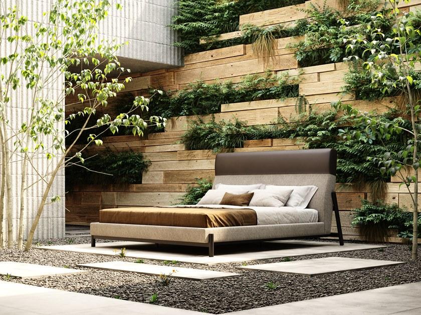 Domkapa Двуспальная кровать из ткани с мягким изголовьем sun-id-1364028 - Вид №4