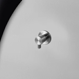 Запорный вентиль сталь матовая TOOX Radomonte TXQ50S