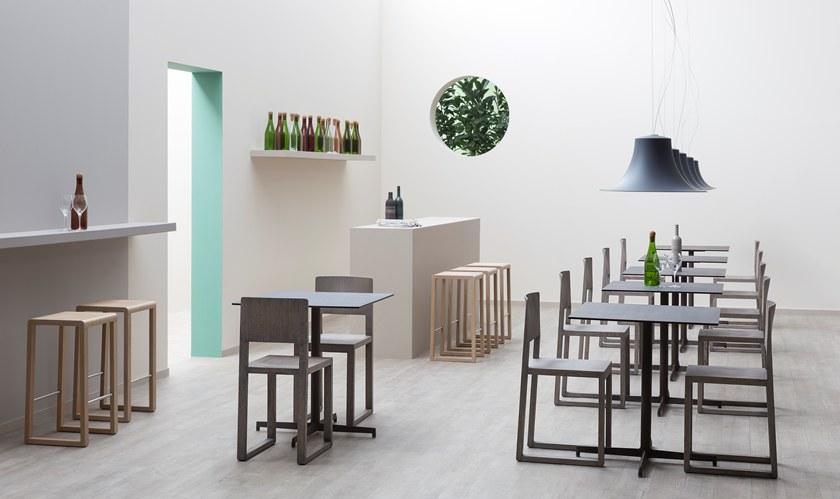 Pedrali Табурет из дуба с подставкой для ног Brera 386 - Вид №6