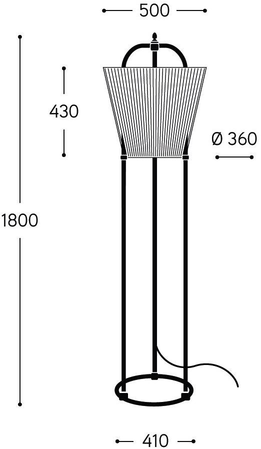 Aldo Bernardi Торшер с отраженным светом из ткани sun-id-1490526 - Вид №3