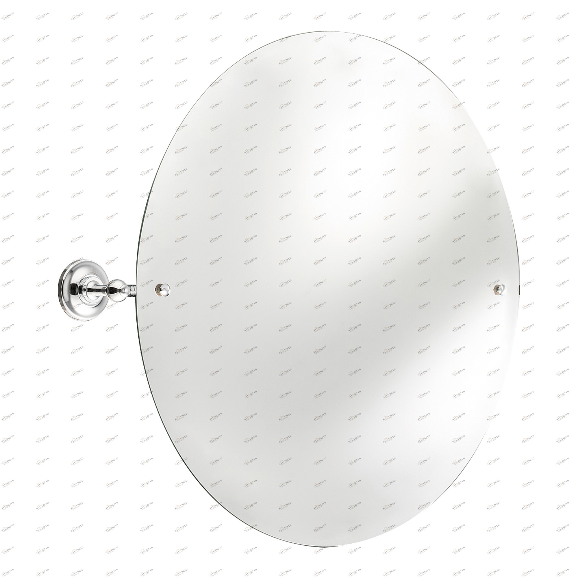 Traditional bathrooms Круглое винтажное зеркало Tb685variantenauch Glas / messing / porzellan 