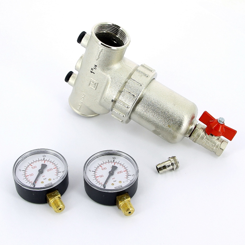 Фильтр промывной с двумя маноментрами ITAP 1"1/4 189114 - Вид №3