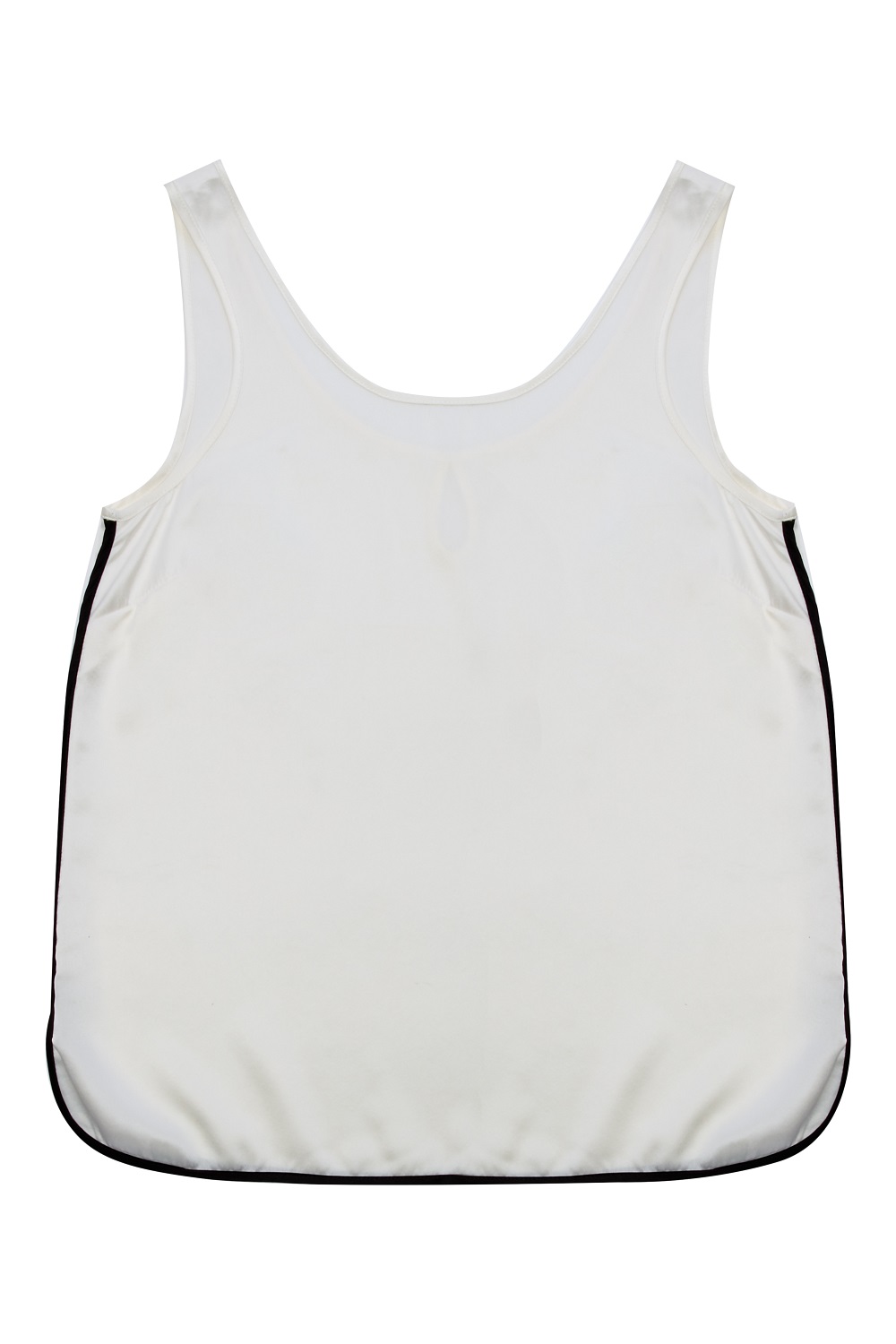 CAMIM01 Майка домашняя шелк малберри цвет слоновая кость M, в подарочной коробке GINGERLILY Santreyd 