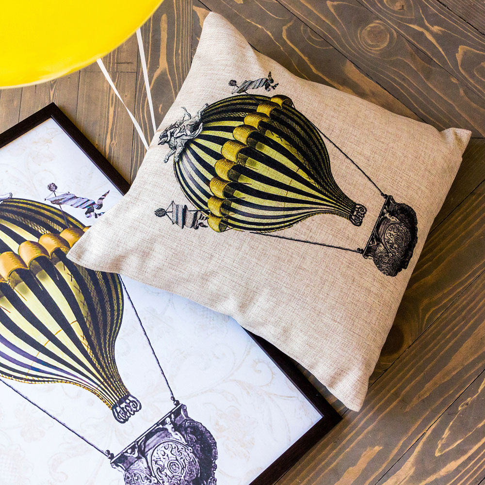 2718984 Интерьерная подушка «Монгольфьер», версия 3 Object Desire  - Вид №4