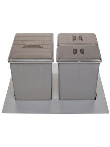 Система сортировки мусора Omega 450/31 Metallic Grey NAVAKO