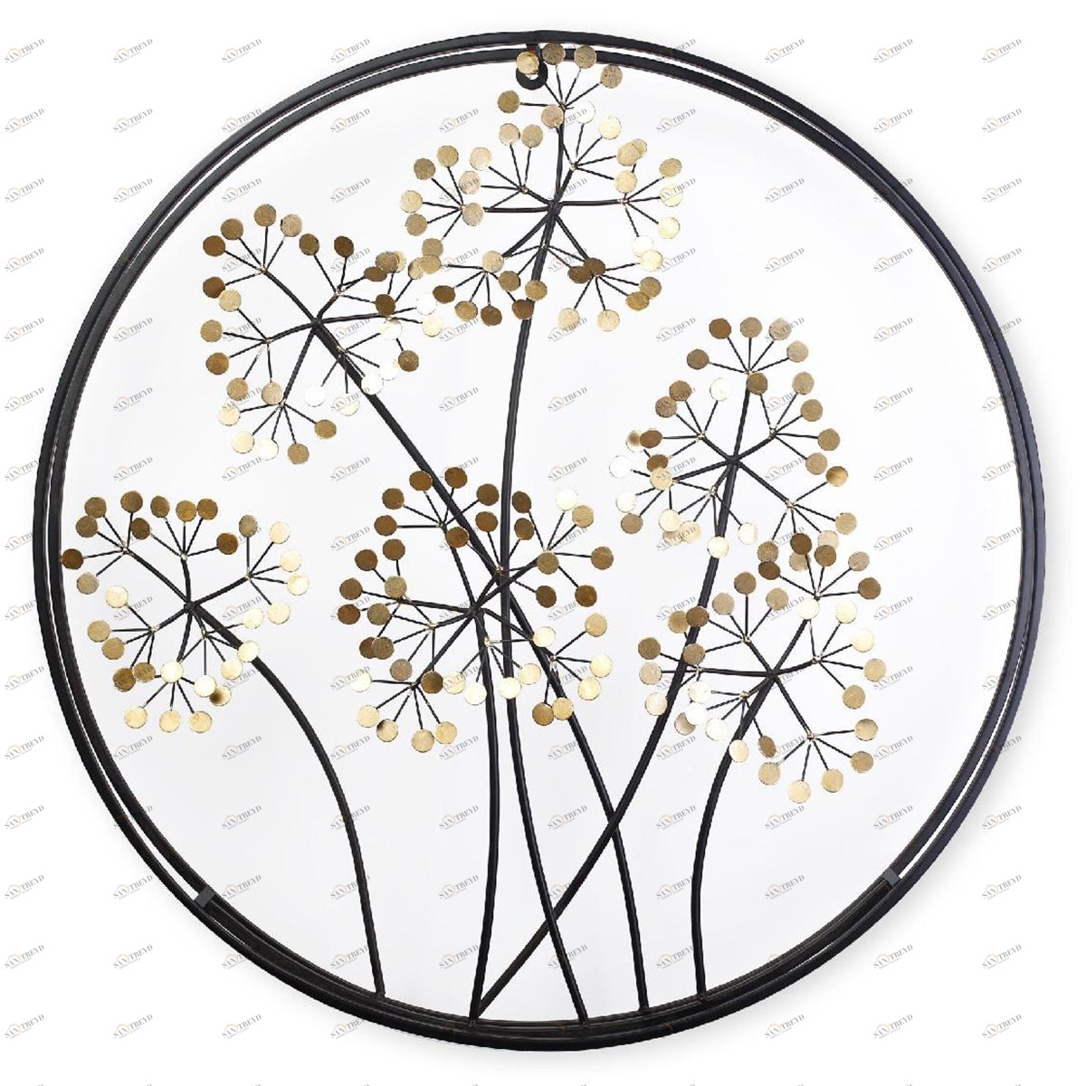 Декоративное настенное панно Gold Plants ANKONA  217798 Золото;черный 