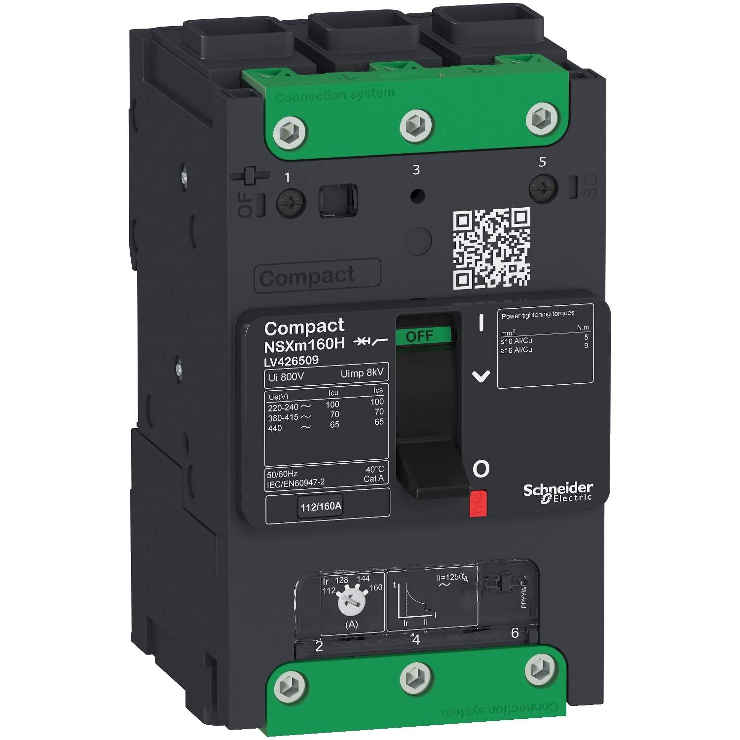 LV426504 Силовой автомат NSXm, 70кА, 3P, 50А Schneider Electric Compact 