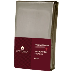 Пододеяльник Cottonika Виташ 145x215 бязь цвет коричневый