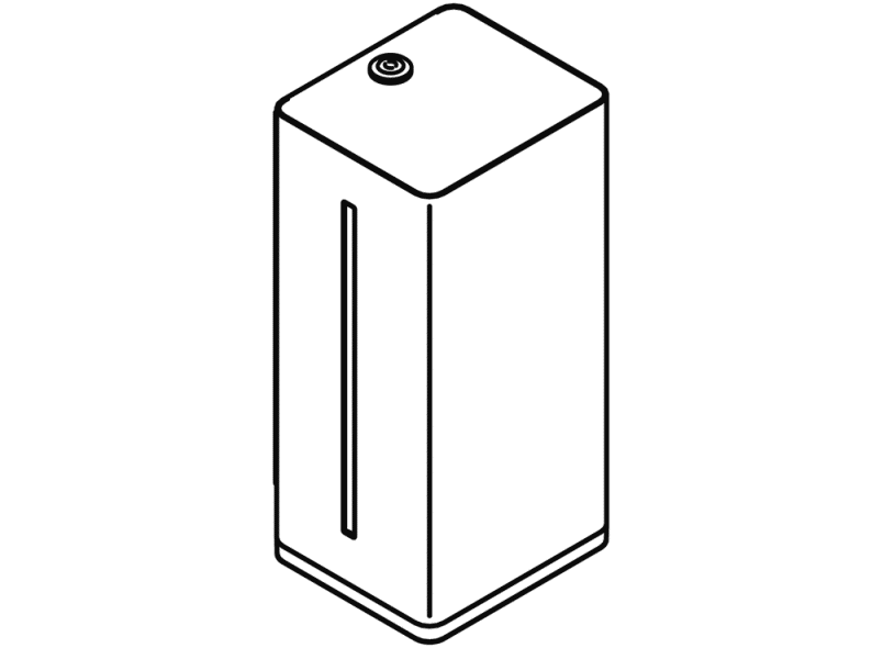 805.06.135 Сенсорный электронный дозатор дезинфицирующего средства HEWI Berührungslose Spender  - Вид №4