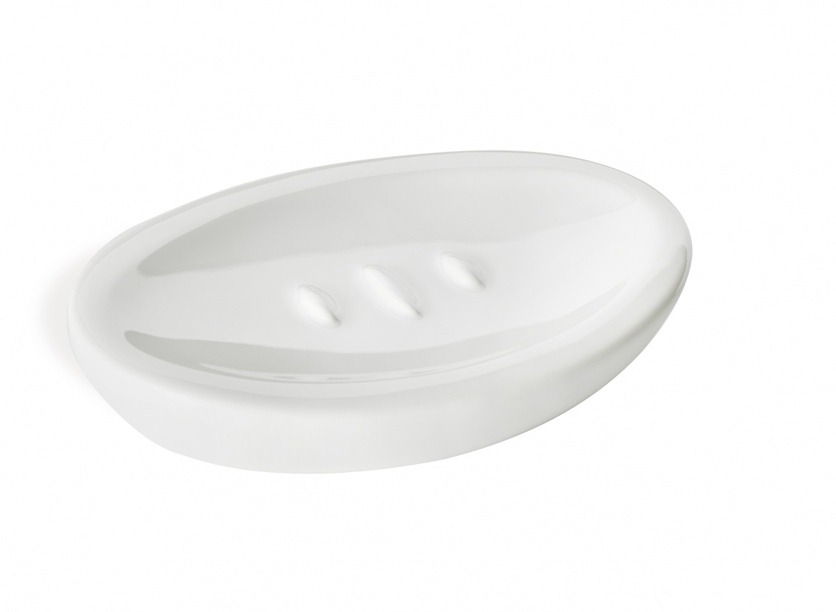 652(BI) Stil Haus Zefiro, настольная керамическая мыльница, цвет белая керамика