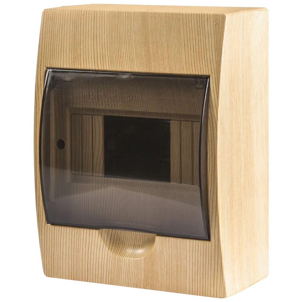 TDM Щит распределительный навесной на 6 модулей с текстурой сосны 15865293 STLM-1108375