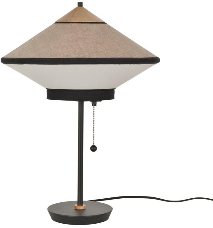 Forestier Прикроватная лампа с бархатным и льняным абажуром Cymbal sun-id-1445935 - Вид №5