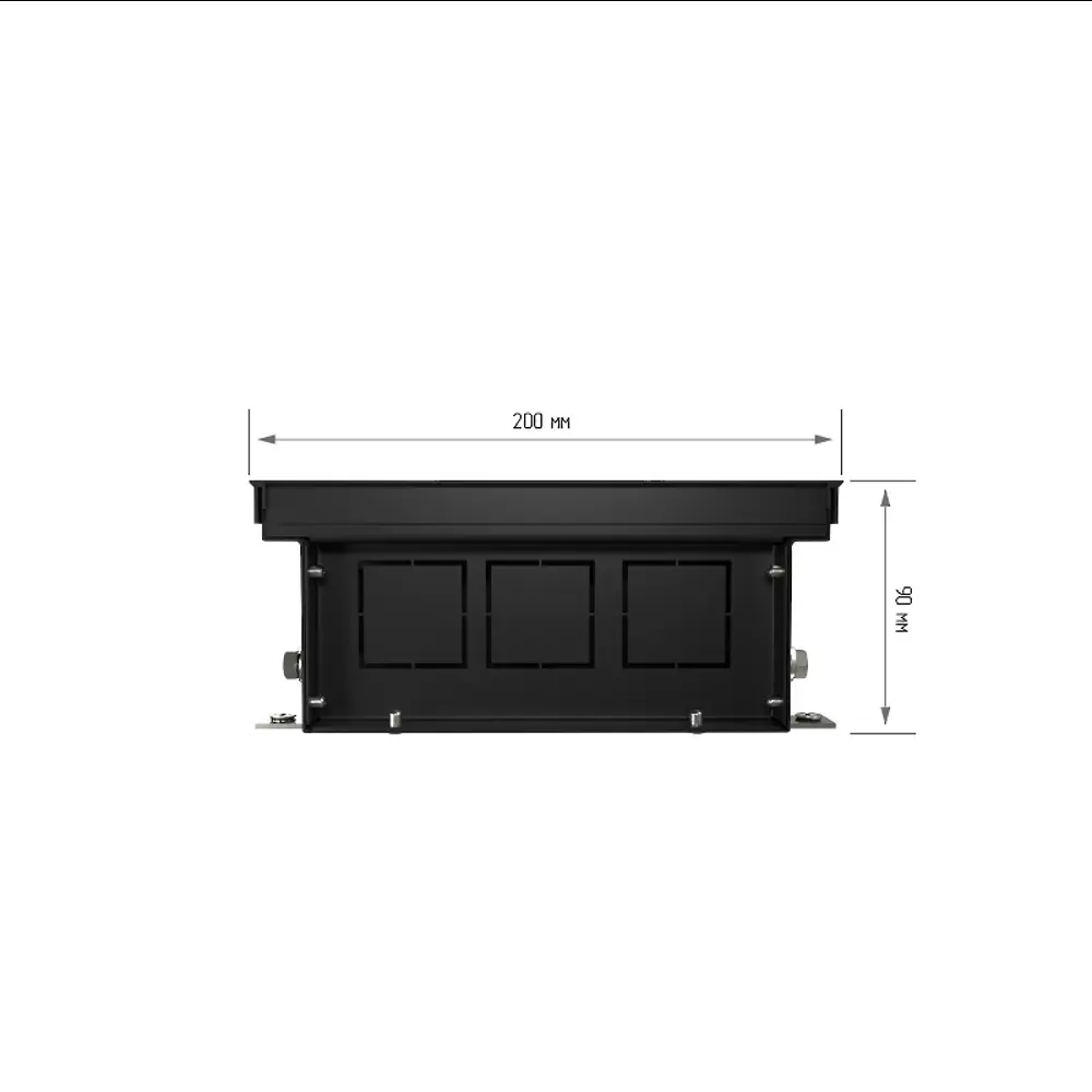 Внутрипольный конвектор Royal Thermo Atrium 1400x200x90 мм боковое подключение 1 теплообменник с решеткой 86581925 STLM-2078431 - Вид №6