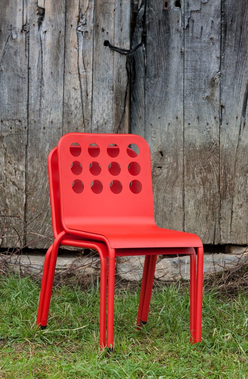 iSimar Штабелируемый садовый стул из стали Sevilla 9210 - Вид №2