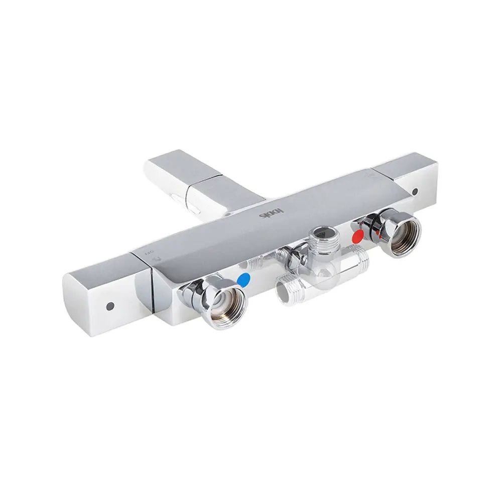 88025597 Смеситель термостатический для ванны Iddis Termotwin TTWSB02i74WA с изливом цвет хром STLM-1397191  - Вид №5