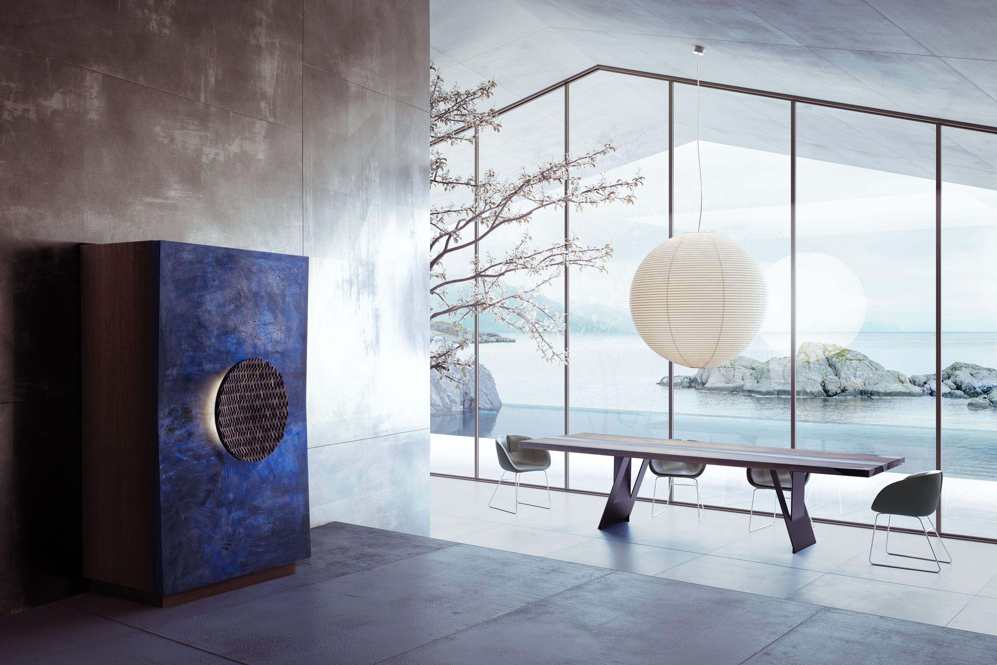 Шкаф из ископаемого дуба Teúkhō SELĒNĒ ARCH-00017851 - Вид №1