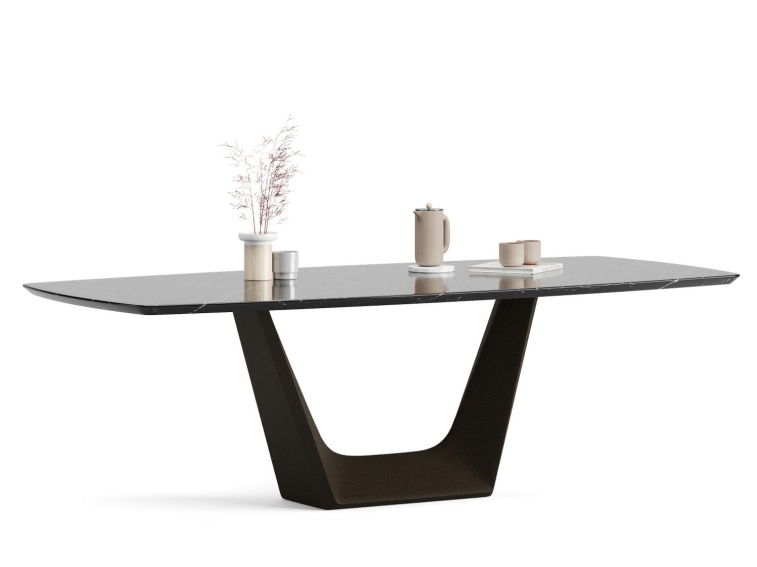 Прямоугольный мраморный стол Dark Emperador Ersa NOX ARCH-00060988