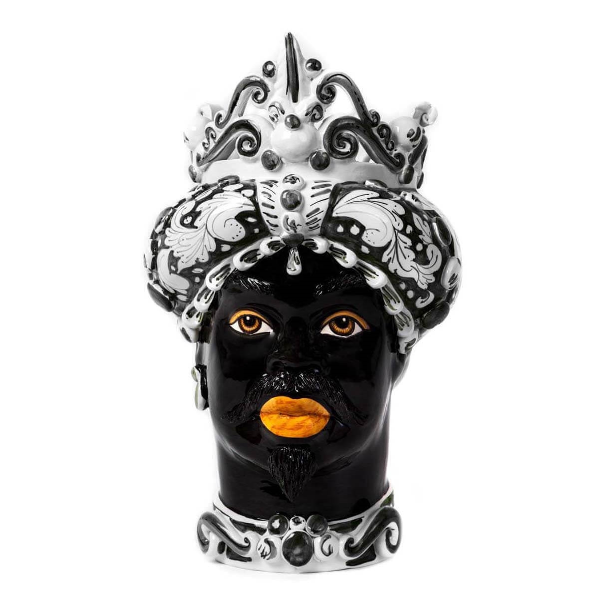 200657-90 ABHIKA ВАЗА МУЖСКАЯ МУЖСКАЯ СРЕДНЯЯ BLACK 