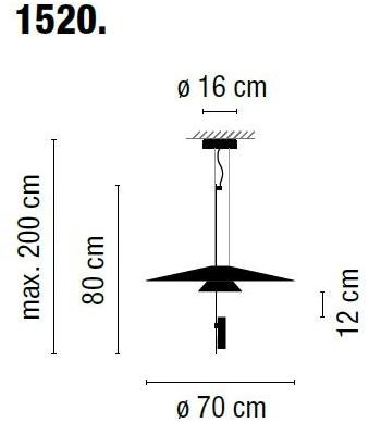 Vibia Светодиодный подвесной светильник с диммером Flamingo 1520 - Вид №7