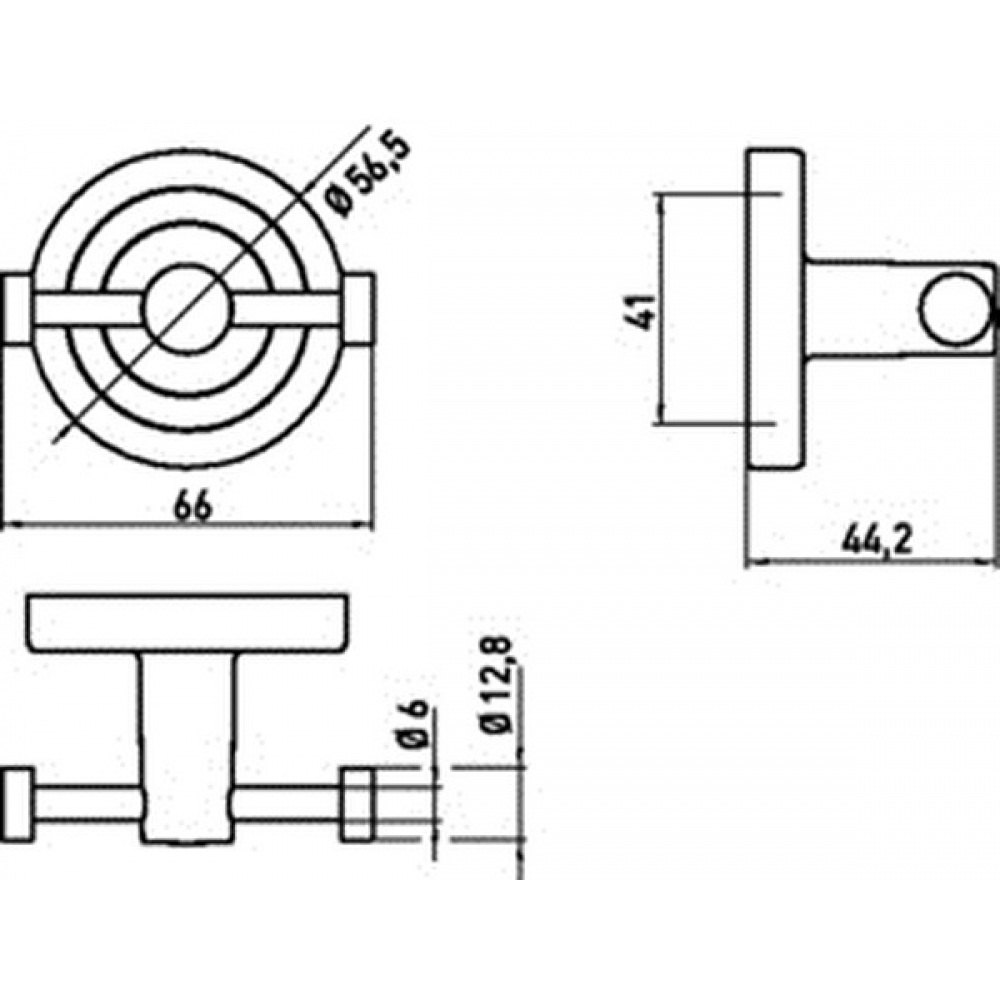 0775 001 02 Крючок Emco Polo Santreyd - Вид №2