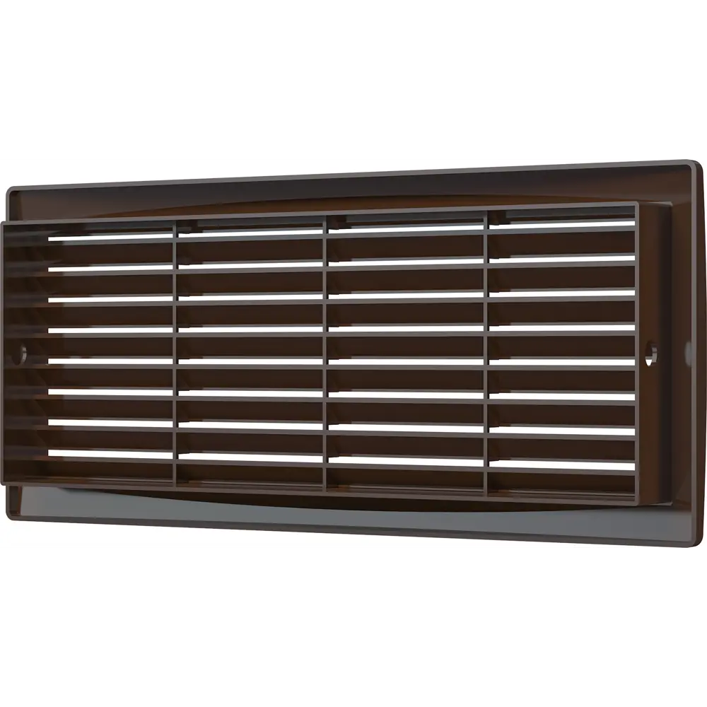 Вентиляционная решетка ERA 300x135 мм с наклонными жалюзи, коричневая 84721204 STLM-1119834 - Вид №1