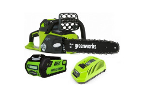 15647799 Аккумуляторная бесщеточная цепная пила GD40CS40 20077UB GreenWorks