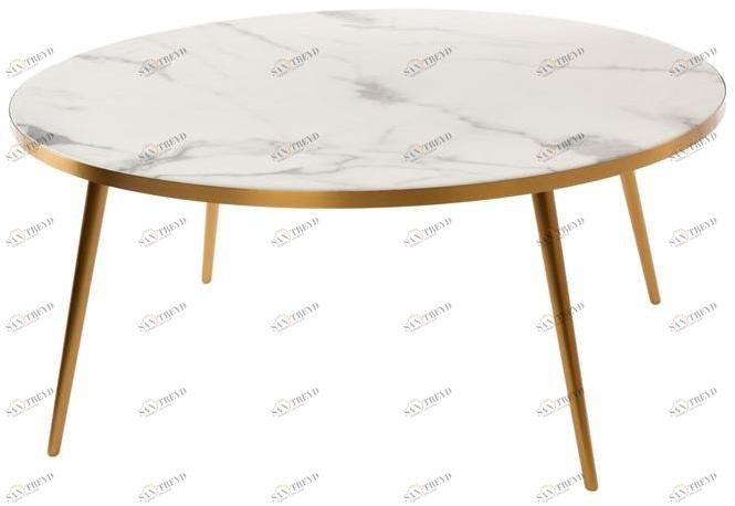 Pols Potten Низкий журнальный столик из нержавеющей стали  300-070-029 