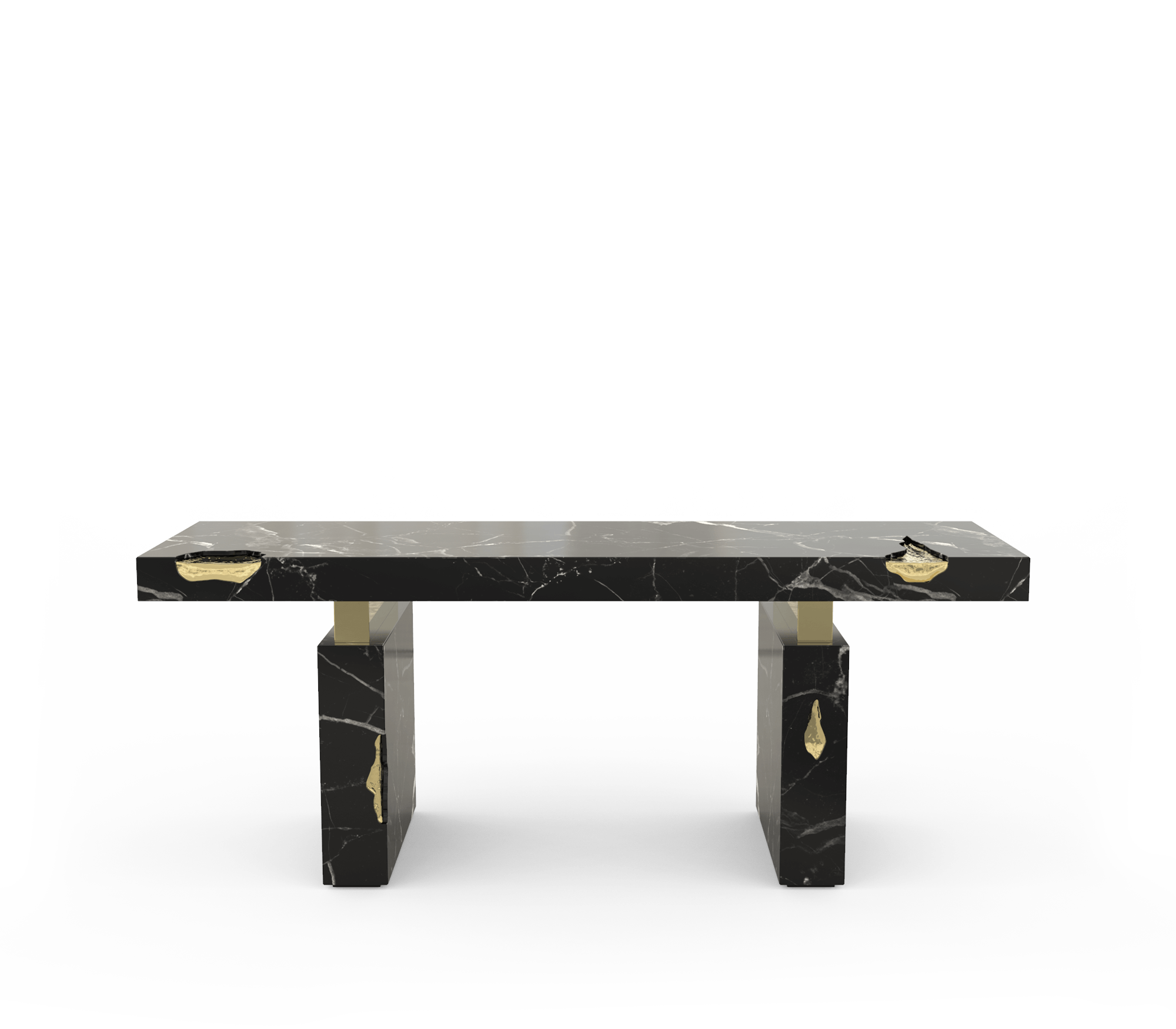 0-014 Рабочий стол Empire Nero Marquina Boca Do Lobo 