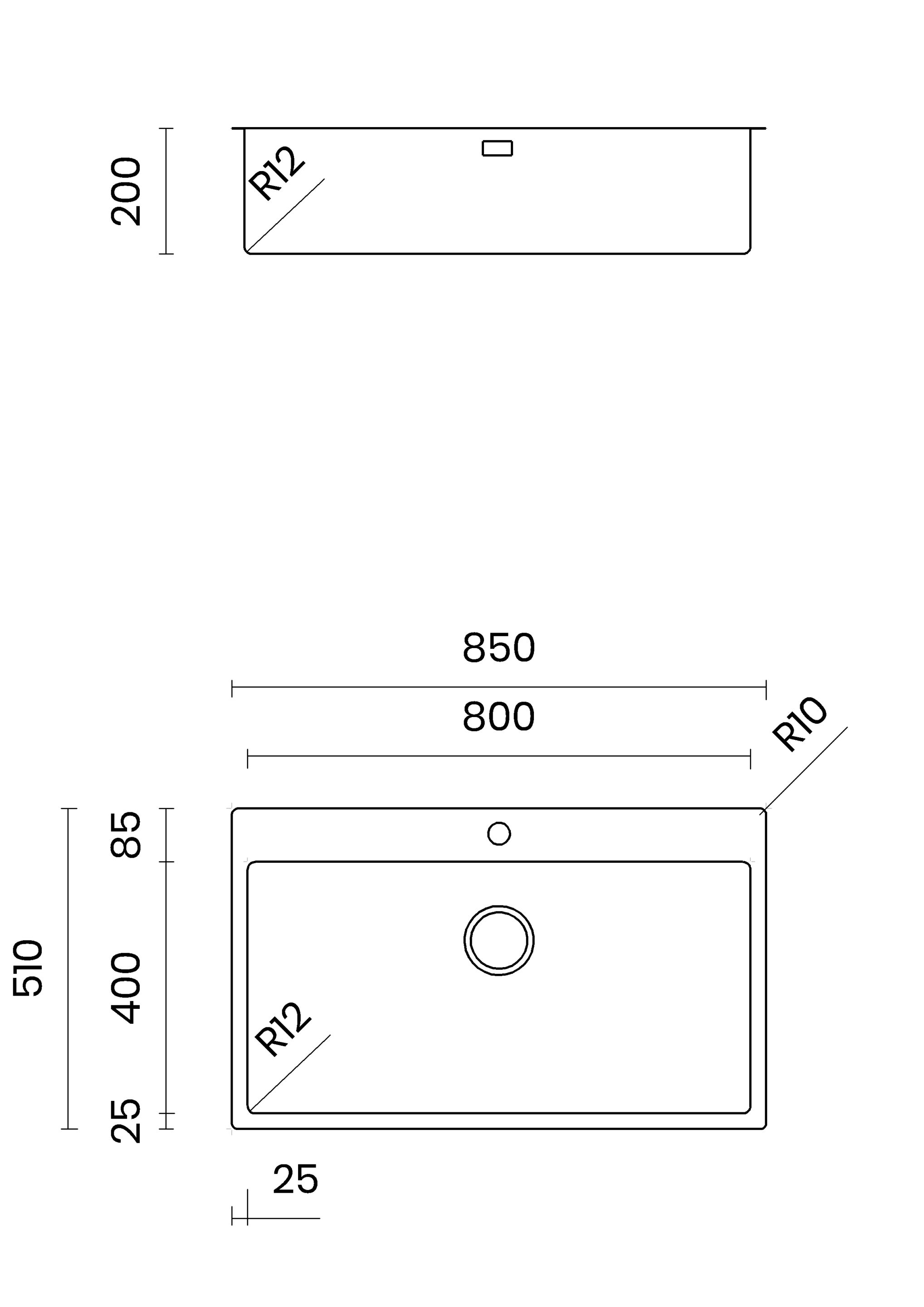 Раковина из нержавеющей стали TASCA Asolo ARCH-00117347 - Вид №15