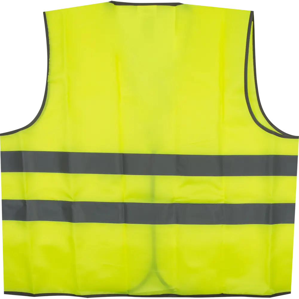 Жилет сигнальный для водителя размера 60-62, полиэфир, цвет лимонный DM REFLECTIVE MATERIALS STLM-2177257 - Вид №1