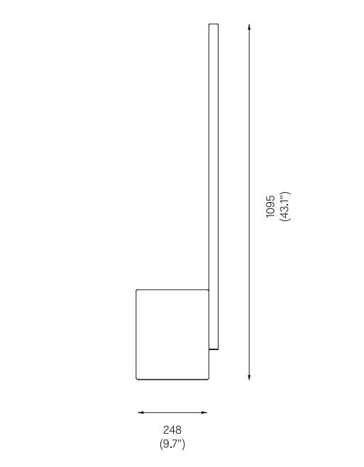 Светодиодный торшер из боросиликатного стекла и каррарского мрамора Michael Anastassiades RELAY 1 ARCH-00013350 - Вид №2