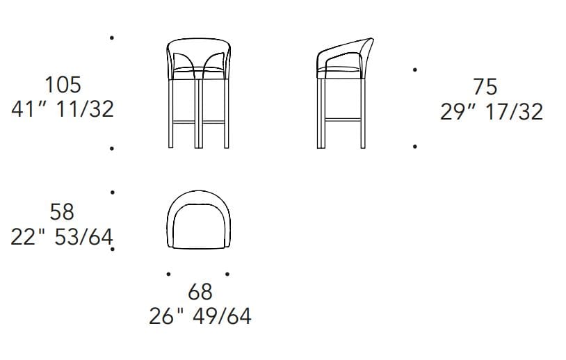Кожаный мягкий стул REFLEX хранилище ARCH-00126571 - Вид №4