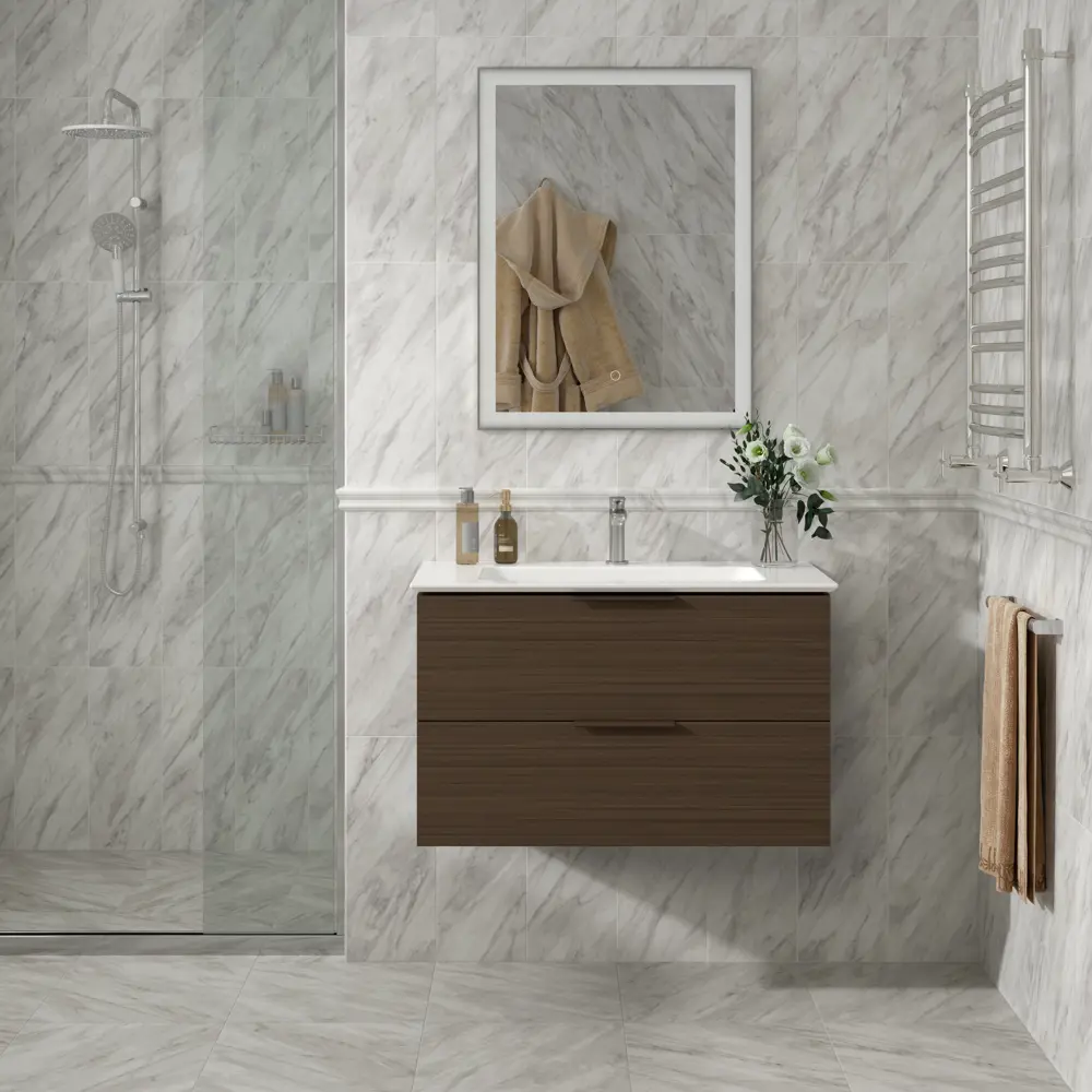 Бордюр настенный Kerama Marazzi Бакет Кремона 20x5 см цвет белый матовый 84407400 STLM-2099656 - Вид №2