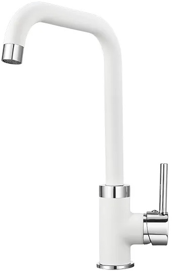 0041, АРКТИК (БЕЛЫЙ), СМЕСИТЕЛЬ КУХОННЫЙ