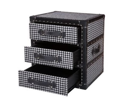 Комод черный с 3 ящиками Vintage UNICO ДИЗАЙНЕРСКИЕ, КОМОДЫ VINTAGE 248870 Черный  - Вид №2