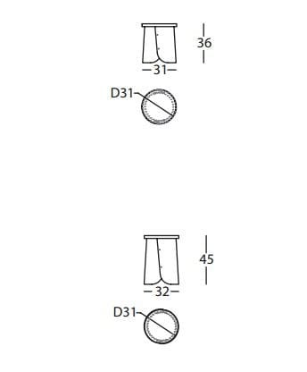 Деревянный табурет SANCAL ARCH-00113571 - Вид №5