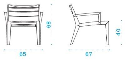 Ethimo Садовое кресло из тика Ribot sun-id-1425626 - Вид №8