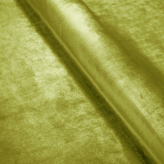 COLORISTICA Романтика. Солнечный лайм 73 Портьерная ткань  Бархат  Романтика  - Вид №1