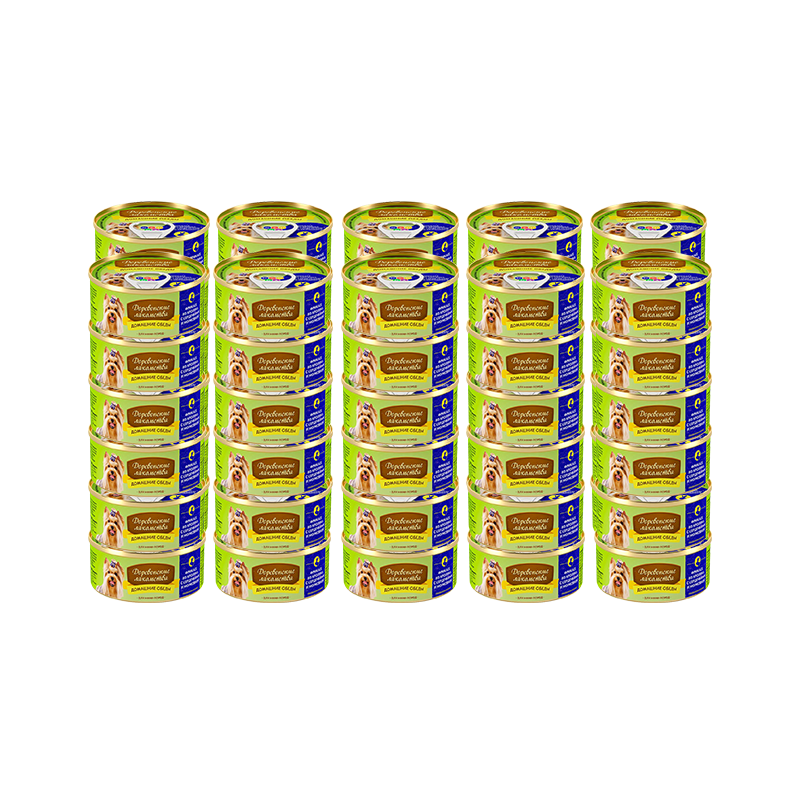 ПР0037804*60 Корм для собак Домашние обеды Фрикасе из кролика, сердечки, морковь конс. 100г (упаковка - 60 шт) ДЕРЕВЕНСКИЕ ЛАКОМСТВА 