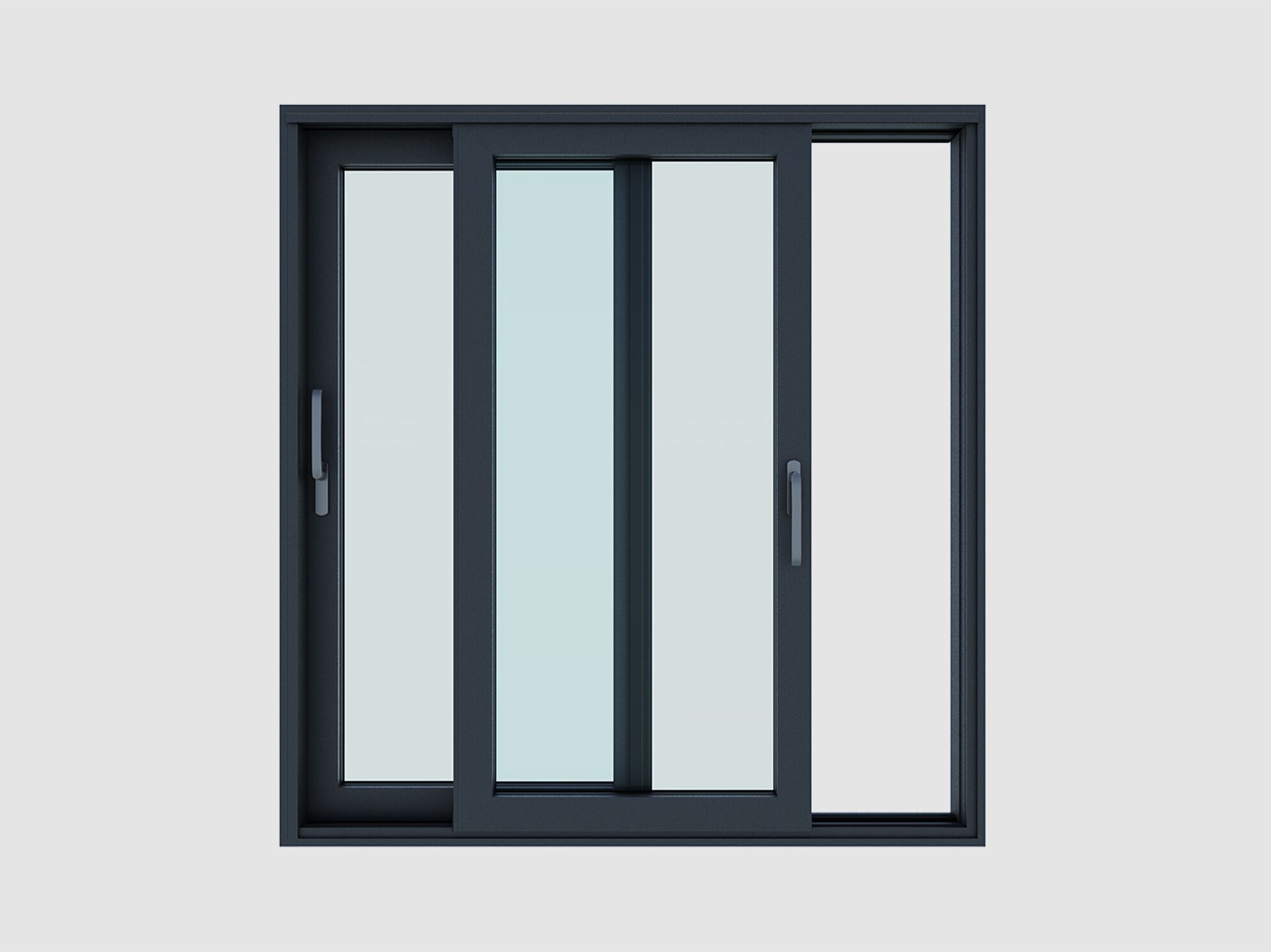 Алюминиевое раздвижное окно QFORT Paysage ARCH-00046472