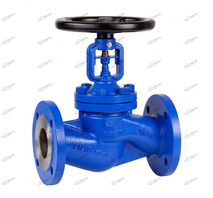 GENEBRE 2231 16 Сильфонный запорный клапан - фланцевые соединения DIN PN 16 