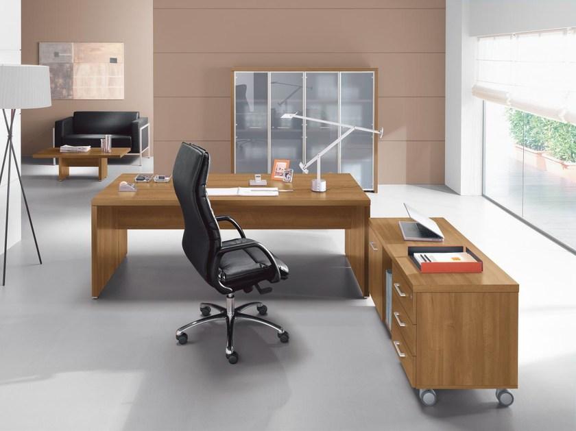 Las Mobili Офисный комод из дерева на колесиках Delta evo sun-id-1461346 - Вид №2