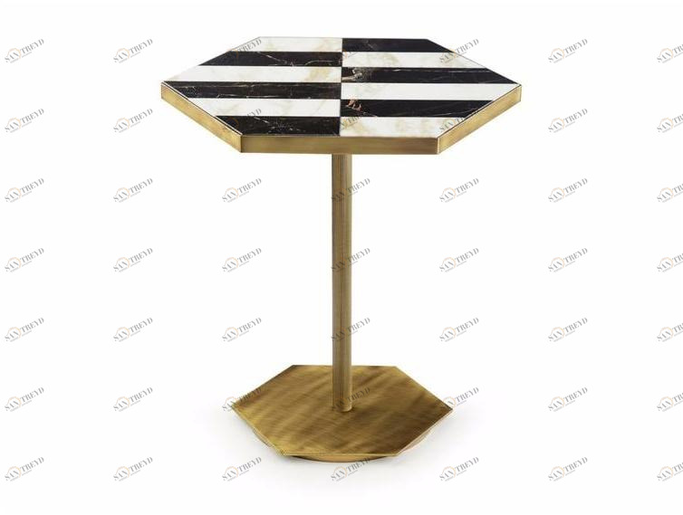 MARIONI Низкий мраморный журнальный столик для гостиной Ted sun-id-1423587